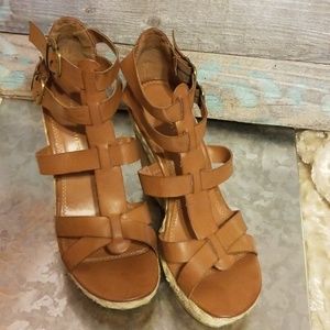 Chinese Laundry Z-Double Dare Tan Wedge